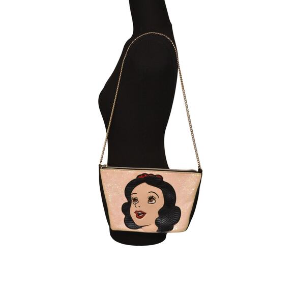 Disney Snow White & Evil Queen Double Sided Shoulder Purse Chain Shoulder Strap - Picture 1 of 6